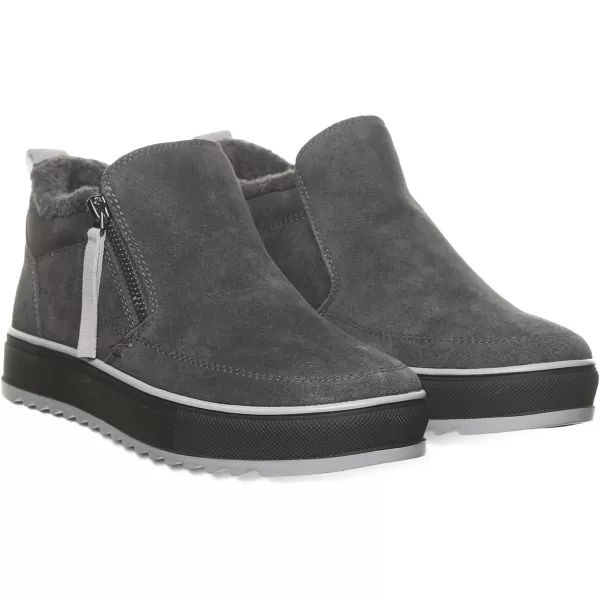 imageBEARPAW Womens Amanza Bootie  Womens Bootie Classic Suede with Zipper  Womens Shoes  Comfortable Winter Boot  Multiple Colors ampamp SizesGraphite