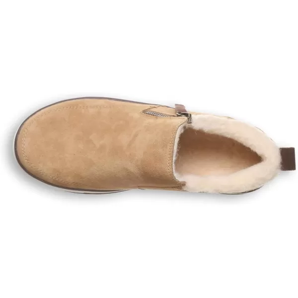 imageBEARPAW Womens Amanza Bootie  Womens Bootie Classic Suede with Zipper  Womens Shoes  Comfortable Winter Boot  Multiple Colors ampamp SizesIced Coffee