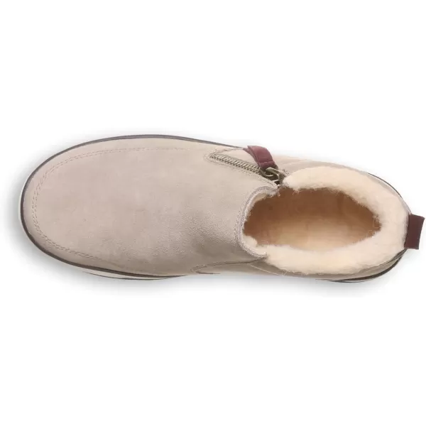 imageBEARPAW Womens Amanza Bootie  Womens Bootie Classic Suede with Zipper  Womens Shoes  Comfortable Winter Boot  Multiple Colors ampamp SizesMushroom