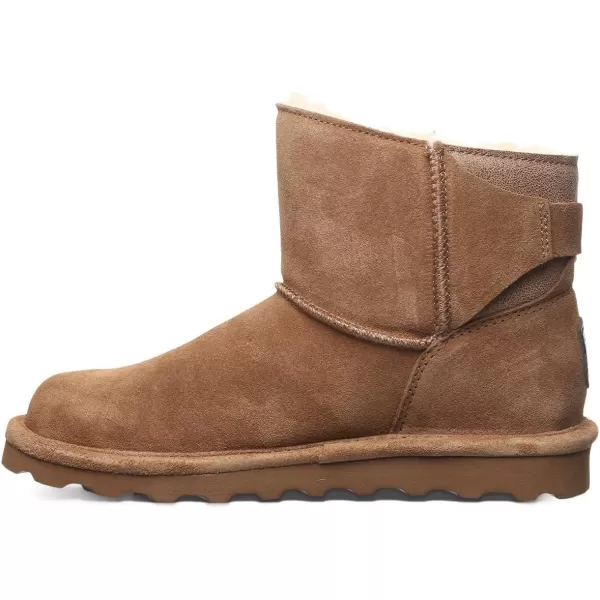 imageBEARPAW Womens Betty Multiple Colors  Womens Ankle Bootie  Womens Slip On Boot  Comfortable Winter BootHickory Caviar