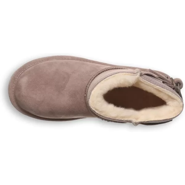 imageBEARPAW Womens Betty Multiple Colors  Womens Ankle Bootie  Womens Slip On Boot  Comfortable Winter BootTaupe Caviar