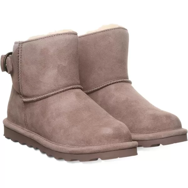 imageBEARPAW Womens Betty Multiple Colors  Womens Ankle Bootie  Womens Slip On Boot  Comfortable Winter BootTaupe Caviar