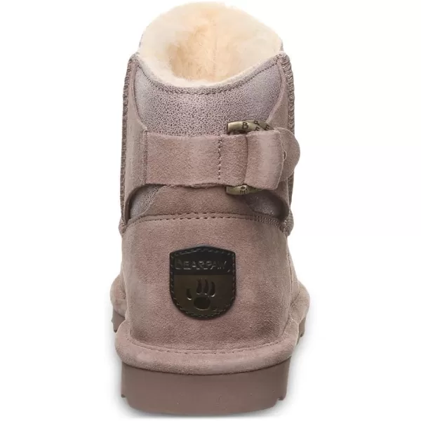 imageBEARPAW Womens Betty Multiple Colors  Womens Ankle Bootie  Womens Slip On Boot  Comfortable Winter BootTaupe Caviar
