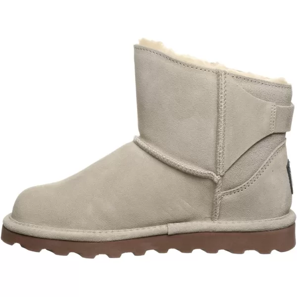 imageBEARPAW Womens Betty Multiple Colors  Womens Ankle Bootie  Womens Slip On Boot  Comfortable Winter BootWinter White Caviar