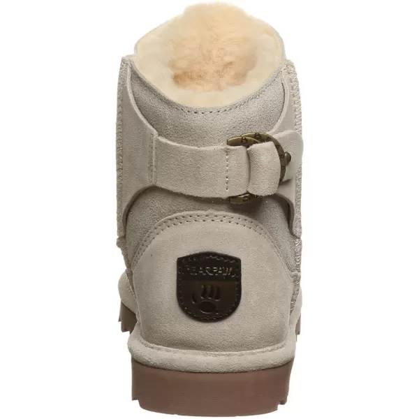 imageBEARPAW Womens Betty Multiple Colors  Womens Ankle Bootie  Womens Slip On Boot  Comfortable Winter BootWinter White Caviar