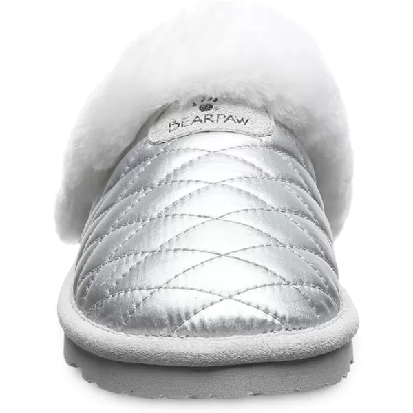 imageBEARPAW Womens Effie Multiple Colors  Womens Slipper  Womens Shoe  Comfortable ampamp LightweightSilver