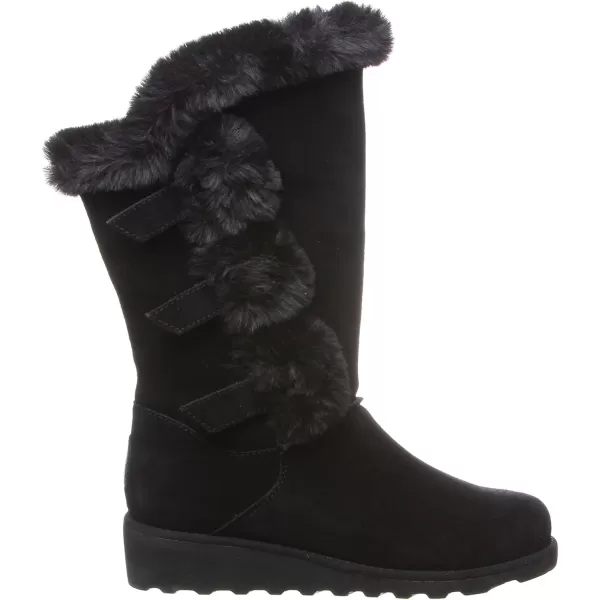 imageBEARPAW Womens Genevieve Multiple Colors  Womens Boot Classic Suede  Womens Slip On Boot  Comfortable Winter BootBlack
