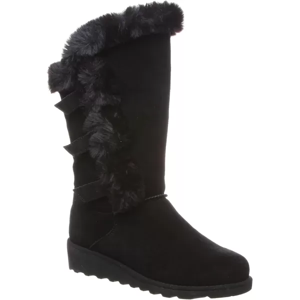 imageBEARPAW Womens Genevieve Multiple Colors  Womens Boot Classic Suede  Womens Slip On Boot  Comfortable Winter BootBlack