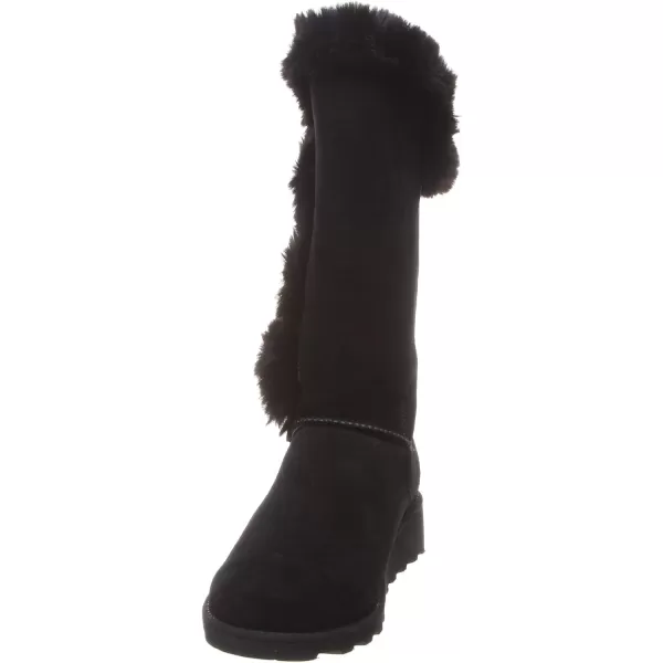 imageBEARPAW Womens Genevieve Multiple Colors  Womens Boot Classic Suede  Womens Slip On Boot  Comfortable Winter BootBlack