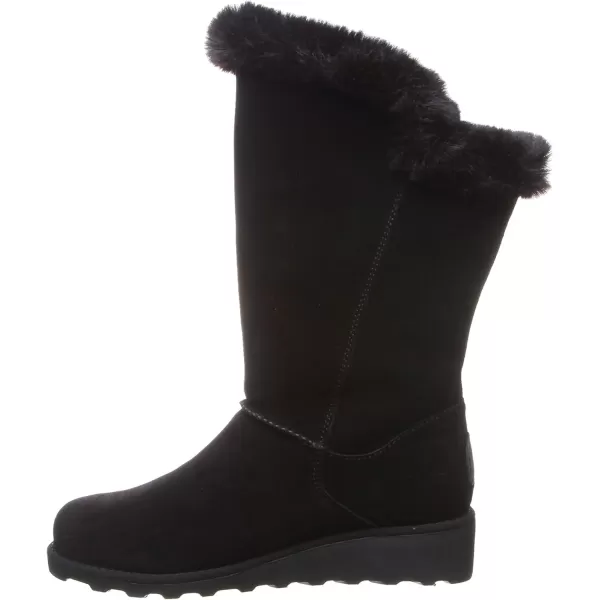 imageBEARPAW Womens Genevieve Multiple Colors  Womens Boot Classic Suede  Womens Slip On Boot  Comfortable Winter BootBlack