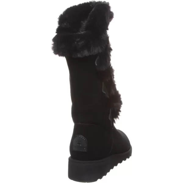 imageBEARPAW Womens Genevieve Multiple Colors  Womens Boot Classic Suede  Womens Slip On Boot  Comfortable Winter BootBlack