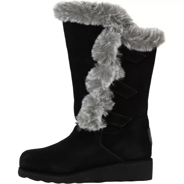 imageBEARPAW Womens Genevieve Multiple Colors  Womens Boot Classic Suede  Womens Slip On Boot  Comfortable Winter BootBlackGrey