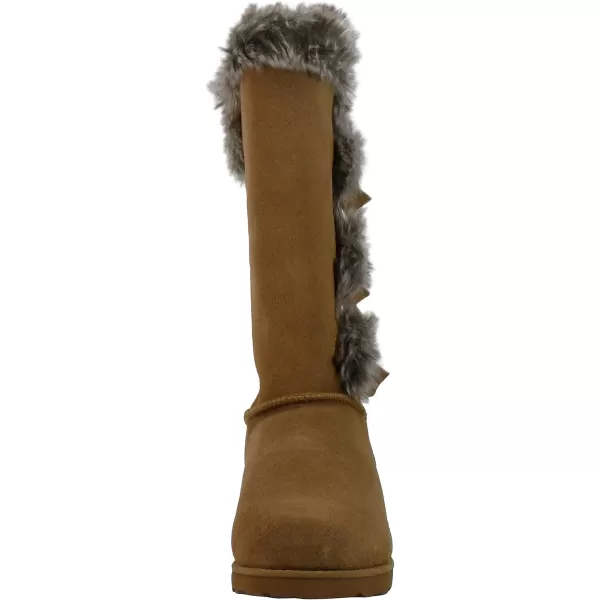 imageBEARPAW Womens Genevieve Multiple Colors  Womens Boot Classic Suede  Womens Slip On Boot  Comfortable Winter BootHickory