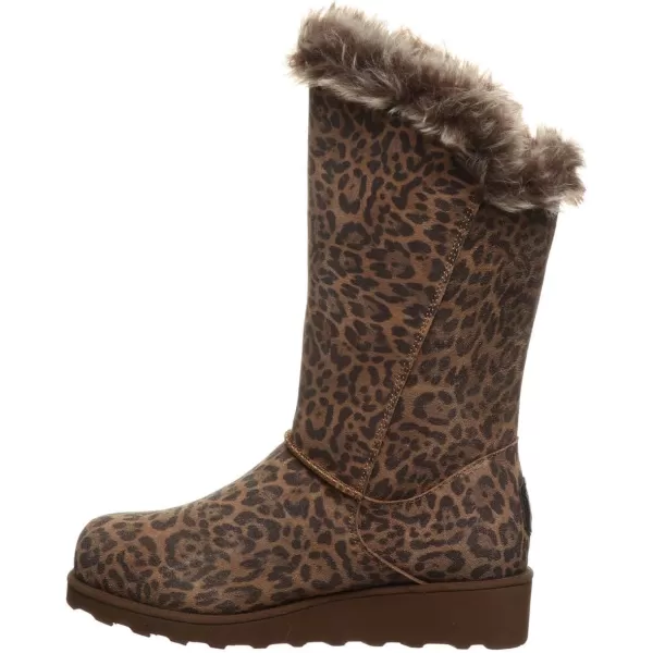 imageBEARPAW Womens Genevieve Multiple Colors  Womens Boot Classic Suede  Womens Slip On Boot  Comfortable Winter BootLeopard