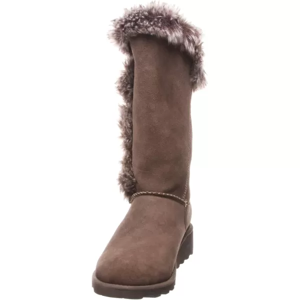 imageBEARPAW Womens Genevieve Multiple Colors  Womens Boot Classic Suede  Womens Slip On Boot  Comfortable Winter BootSeal Brown