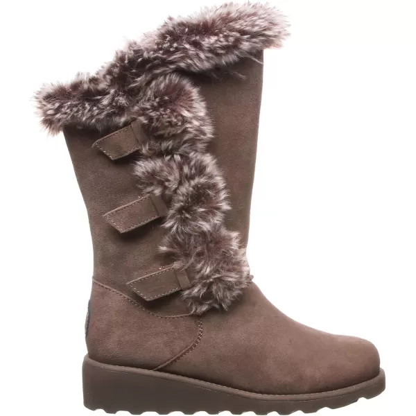 imageBEARPAW Womens Genevieve Multiple Colors  Womens Boot Classic Suede  Womens Slip On Boot  Comfortable Winter BootSeal Brown