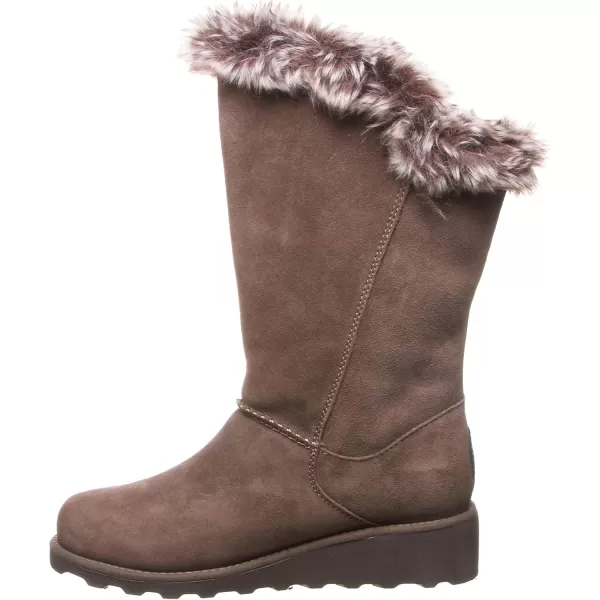 imageBEARPAW Womens Genevieve Multiple Colors  Womens Boot Classic Suede  Womens Slip On Boot  Comfortable Winter BootSeal Brown