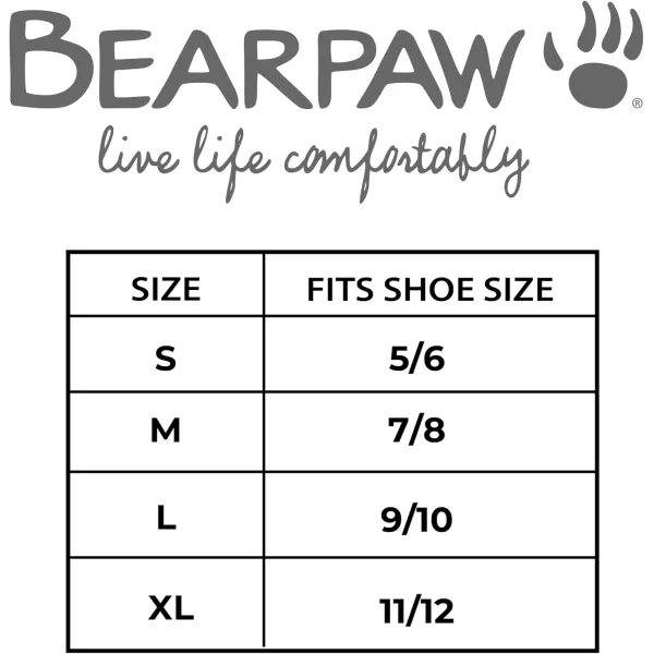 imageBEARPAW Womens Indoor Microsuede Faux Fur Lined Soft Sole Slipper With Skid Resistant BottomNatural Leopard