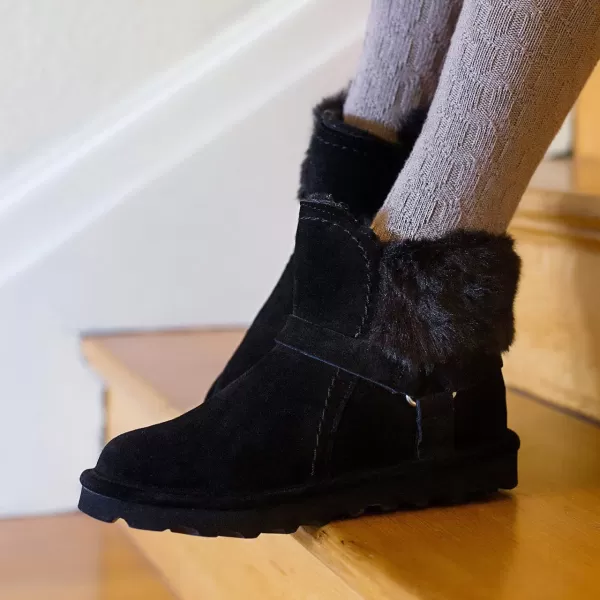 imageBEARPAW Womens Konnie Multiple Colors  Womens Classic Boot  Womens Pull On Boot  Comfortable Winter BootBlack