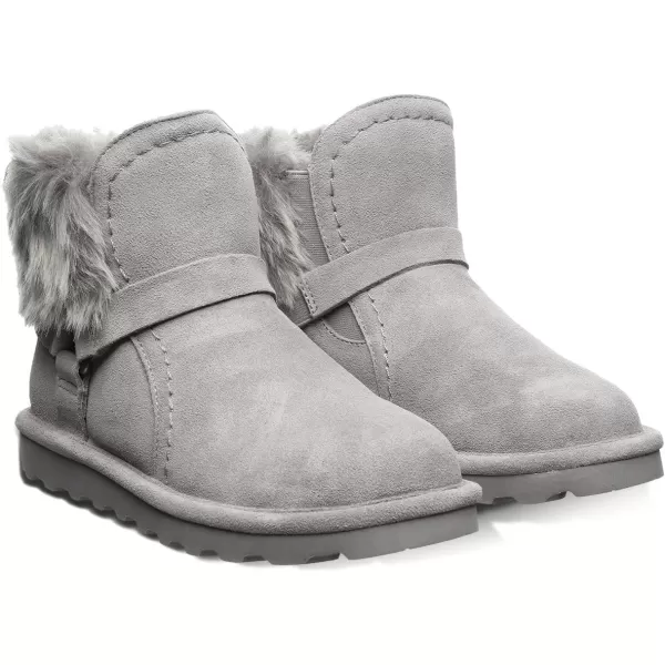 imageBEARPAW Womens Konnie Multiple Colors  Womens Classic Boot  Womens Pull On Boot  Comfortable Winter BootGray Fog