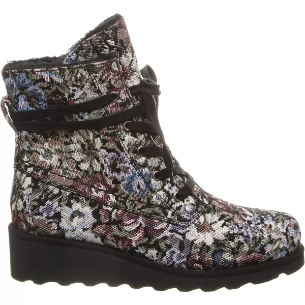 imageBEARPAW Womens Krista Multiple Colors  Womens Boot Classic Suede  Womens Slip On Boot  Comfortable Winter BootBlack Black Print 004