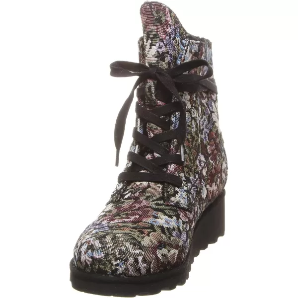 imageBEARPAW Womens Krista Multiple Colors  Womens Boot Classic Suede  Womens Slip On Boot  Comfortable Winter BootBlack Black Print 004