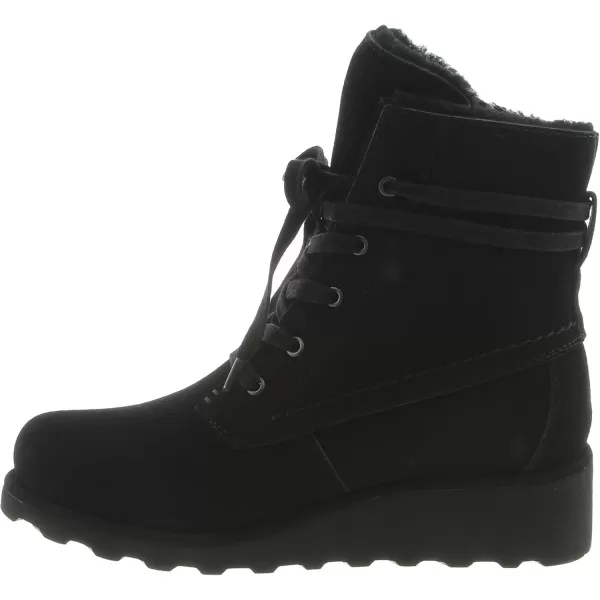 imageBEARPAW Womens Krista Multiple Colors  Womens Boot Classic Suede  Womens Slip On Boot  Comfortable Winter BootBlack Ii