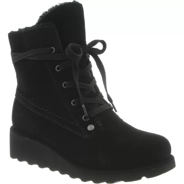 imageBEARPAW Womens Krista Multiple Colors  Womens Boot Classic Suede  Womens Slip On Boot  Comfortable Winter BootBlack Ii