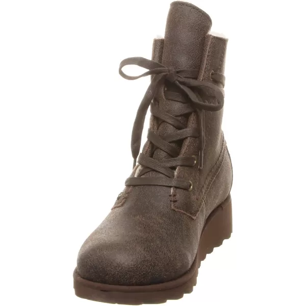 imageBEARPAW Womens Krista Multiple Colors  Womens Boot Classic Suede  Womens Slip On Boot  Comfortable Winter BootBrown Chestnut Distressed 221