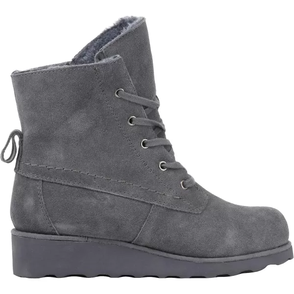 imageBEARPAW Womens Krista Multiple Colors  Womens Boot Classic Suede  Womens Slip On Boot  Comfortable Winter BootCharcoal