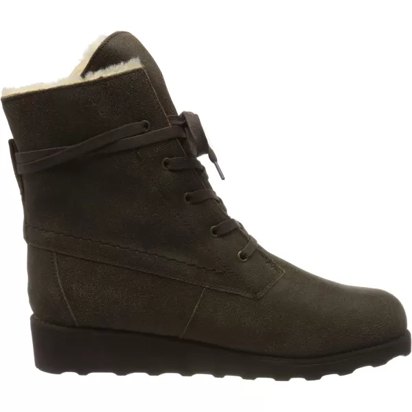imageBEARPAW Womens Krista Multiple Colors  Womens Boot Classic Suede  Womens Slip On Boot  Comfortable Winter BootChesnut