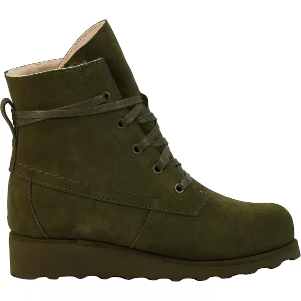 imageBEARPAW Womens Krista Multiple Colors  Womens Boot Classic Suede  Womens Slip On Boot  Comfortable Winter BootDark Olive