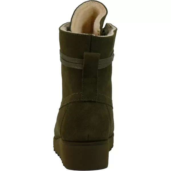 imageBEARPAW Womens Krista Multiple Colors  Womens Boot Classic Suede  Womens Slip On Boot  Comfortable Winter BootDark Olive