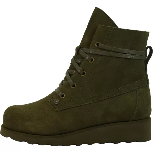 imageBEARPAW Womens Krista Multiple Colors  Womens Boot Classic Suede  Womens Slip On Boot  Comfortable Winter BootDark Olive