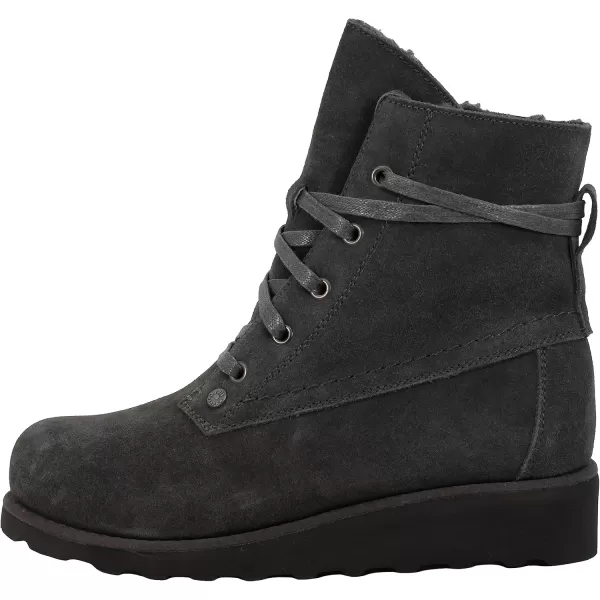 imageBEARPAW Womens Krista Multiple Colors  Womens Boot Classic Suede  Womens Slip On Boot  Comfortable Winter BootGraphite
