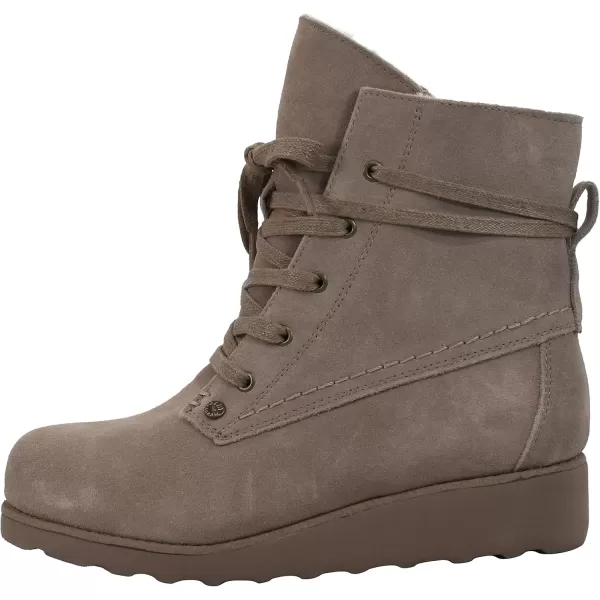 imageBEARPAW Womens Krista Multiple Colors  Womens Boot Classic Suede  Womens Slip On Boot  Comfortable Winter BootTaupe