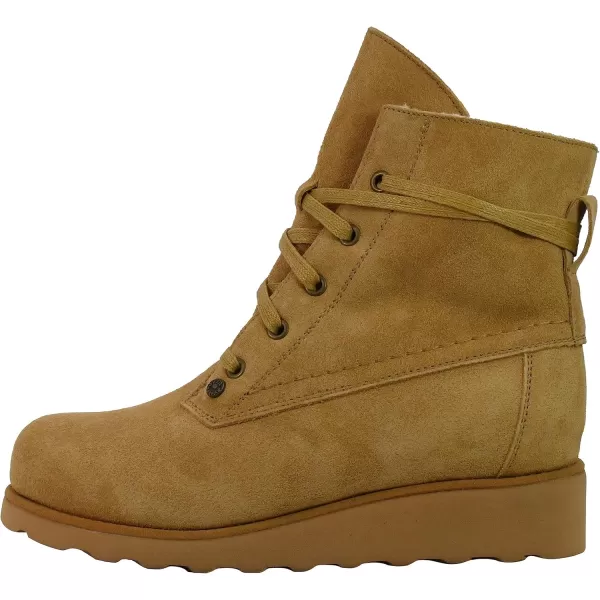 imageBEARPAW Womens Krista Multiple Colors  Womens Boot Classic Suede  Womens Slip On Boot  Comfortable Winter BootWheat
