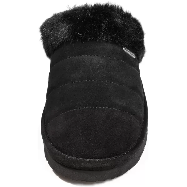 imageBEARPAW Womens Loki Style Quilted Slippers  3053W Jordyn  Cozy IndoorOutdoor House ShoeBlack