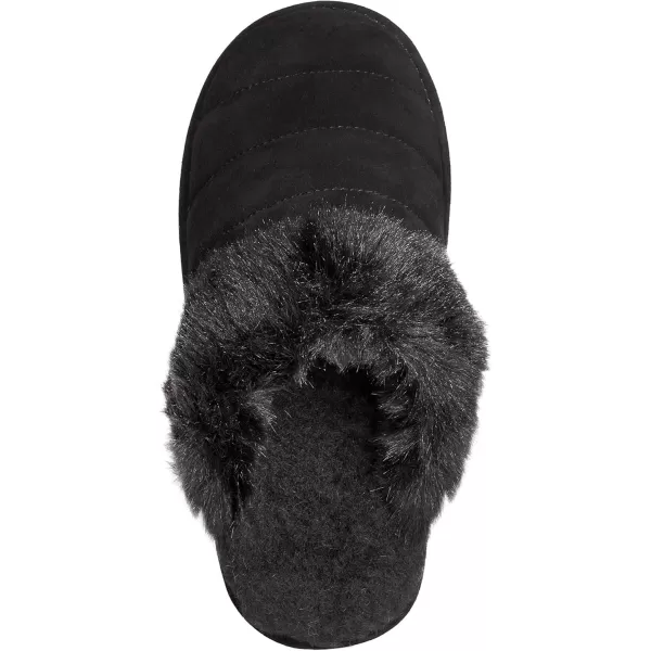 imageBEARPAW Womens Loki Style Quilted Slippers  3053W Jordyn  Cozy IndoorOutdoor House ShoeBlack