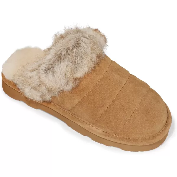 imageBEARPAW Womens Loki Style Quilted Slippers  3053W Jordyn  Cozy IndoorOutdoor House ShoeHickory