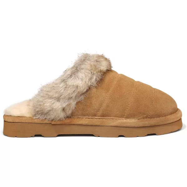 imageBEARPAW Womens Loki Style Quilted Slippers  3053W Jordyn  Cozy IndoorOutdoor House ShoeHickory