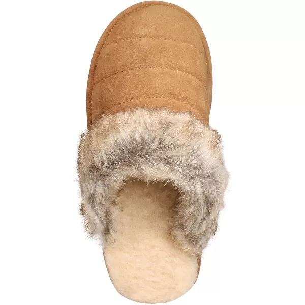imageBEARPAW Womens Loki Style Quilted Slippers  3053W Jordyn  Cozy IndoorOutdoor House ShoeHickory
