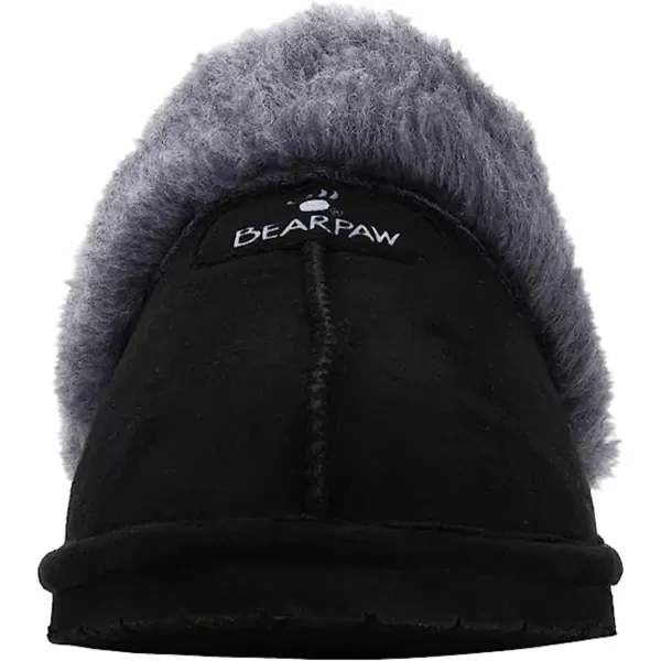 imageBEARPAW Womens Loki Vegan Multiple Colors  Womens Slippers  Womens Shoes  Comfortable ampamp LightWeightBlackGrey