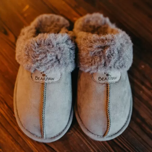 imageBEARPAW Womens Loki Vegan Multiple Colors  Womens Slippers  Womens Shoes  Comfortable ampamp LightWeightCharcoal