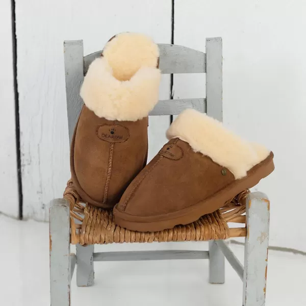 imageBEARPAW Womens Loki Vegan Multiple Colors  Womens Slippers  Womens Shoes  Comfortable ampamp LightWeightHickory Ii