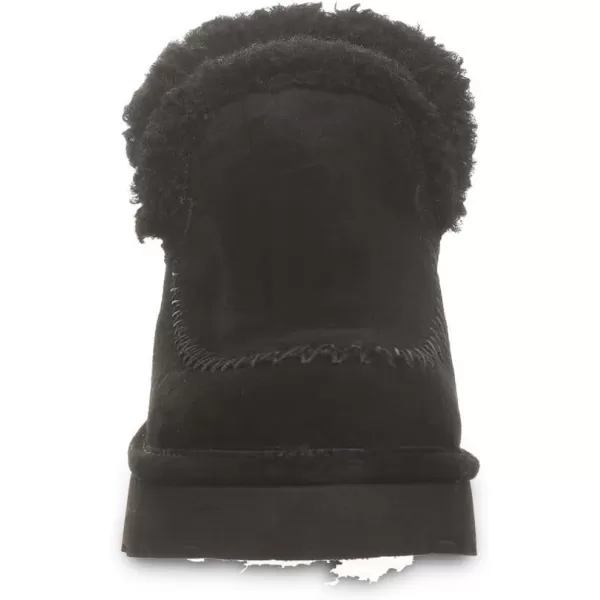 imageBEARPAW Womens Maeve Platform Lo  Womens Boot Classic Suede  Womens Slip On Boot  Comfortable Winter BootBlack Ii