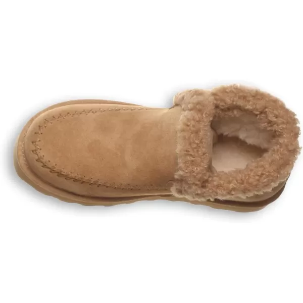 imageBEARPAW Womens Maeve Platform Lo  Womens Boot Classic Suede  Womens Slip On Boot  Comfortable Winter BootIced Coffee Solid