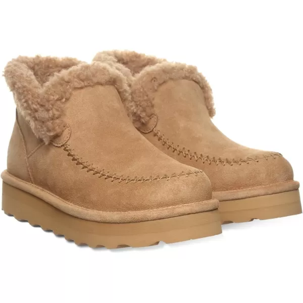 imageBEARPAW Womens Maeve Platform Lo  Womens Boot Classic Suede  Womens Slip On Boot  Comfortable Winter BootIced Coffee Solid