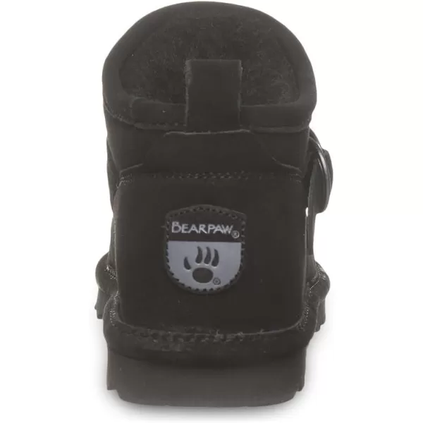 imageBEARPAW Womens Petite Boot Multiple Colors  Womens Ankle Boot  Womens Slip On Boot  Comfortable Winter BootBlack Ii