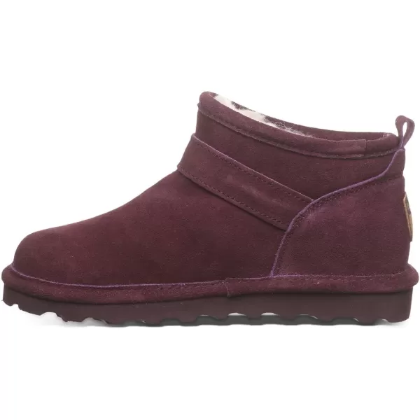 imageBEARPAW Womens Petite Boot Multiple Colors  Womens Ankle Boot  Womens Slip On Boot  Comfortable Winter BootEggplant